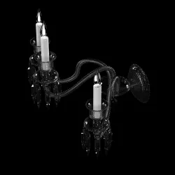 Baccarat Zenith WALL SCONCE 3 LIGHTS Clear crystal 3D model