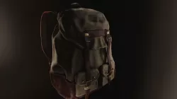 Backpack 2 Low-poly  3D model