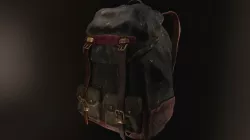 Backpack 3 Low-poly  3D model