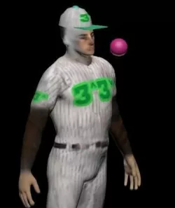 Baseball Player 3D model