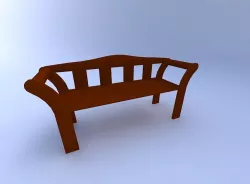 Bench 3D model