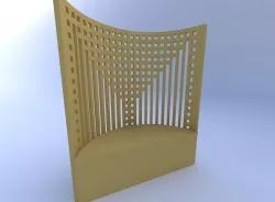 Bench 3D model