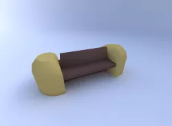 Bench 3D model