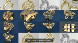 Best 10 Rings 3D Models 3D Model Collection