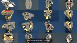 Best 10 Rings 3D Models 3D Model Collection