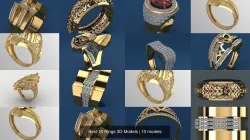 Best 10 Rings 3D Models 3D Model Collection