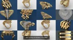 Best 10 Rings 3D Models 3D Model Collection