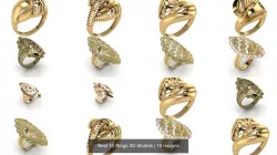 Best 10 Rings 3D Models 3D Model Collection