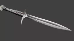 Bilbo baggins sword Stinger 3D model