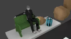 Blackstone and his Confusion 3D model