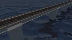 Bridge section Tileable Low-poly  3D model