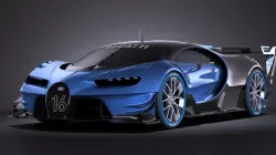 Bugatti Vision Gran Turismo Concept 2015 VRAY 3D model