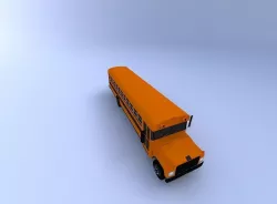 Bus, School 3D model
