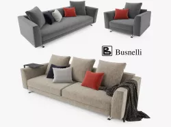 Busnelli Burton Sofa Collection 3D model