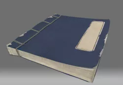 cartoon book magic book paper animation   3D model