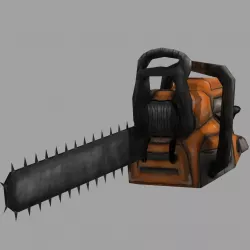 Chainsaw Low Poly Low-poly  3D model