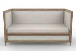 Charlton Linen Cream Oak Daybed Low-poly  3D model