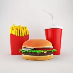 Cheeseburger  Menu 3D model