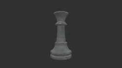 CHES-008 Chees Queen White 3D model
