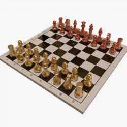 Chess Set 3D model