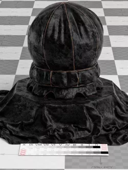 Cloth Shaderball 3D model