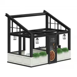 Coffee Kiosk 3D Model 3D model