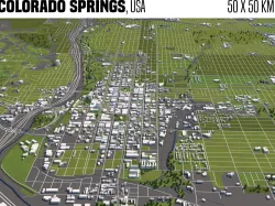 Colorado Springs 3D model