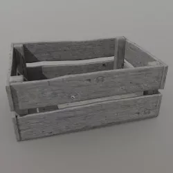Crate 5 Low-poly  3D model