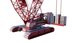 CRAWLER MINING CRANE  3D model