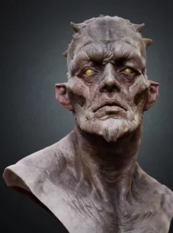 Creature Bust 3D model