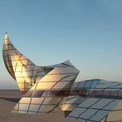 Curl Sci Fi Building 3D model