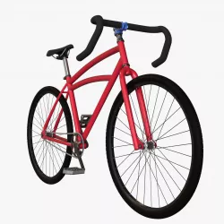Custom bicycle 3D model