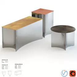 De Castelli Alchemy Side Table Low-poly  3D model