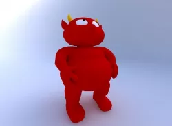 Devil, Cute 3D model