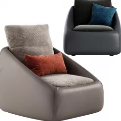 Ditre italia Bend armchair 3D model