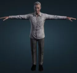 Elderly Couple 3D model