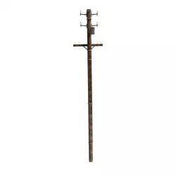 Electric Pole Low-poly  3D model
