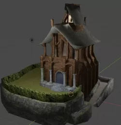 Elven guild 3D model