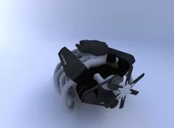 Engine, V-8 3D model