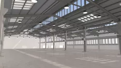 Factory Building Interior 3D model