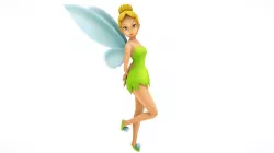 Fairy Tinkerbell Rigged Elf Low-poly  3D model