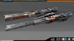 Federation Corvette GK5 Low-poly  3D model
