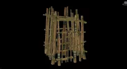 Fence fence Low-poly  3D model
