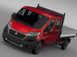 Fiat Ducato Crew Cab Truck 2017 3D model