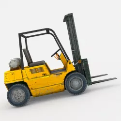 Forklift Low-poly  3D model