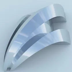 Futuristic Arc Building 3D model