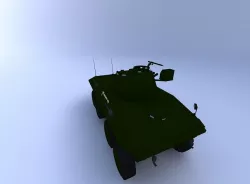 German Luchs Armored Reconnaissance Vehicle 3D model