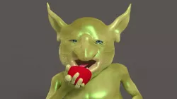 goblin animated Low-poly  3D model