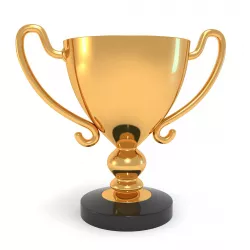 Goldedn Champion Cup Winner 3D model