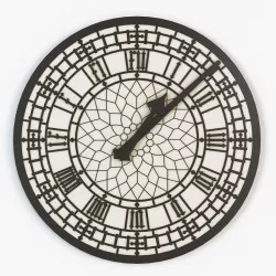 Gothic clock 3D model